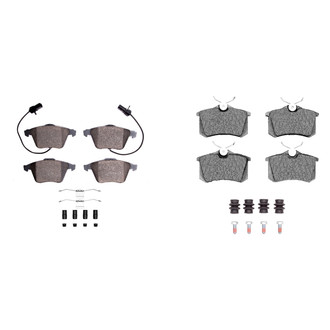 R1 Concepts® - Performance Sport Low Metallic Front and Rear Brake Pad Set
