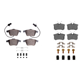 R1 Concepts® - Performance Sport Low Metallic Front and Rear Brake Pad Set