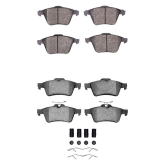 R1 Concepts® - Performance Sport Low Metallic Front and Rear Brake Pad Set