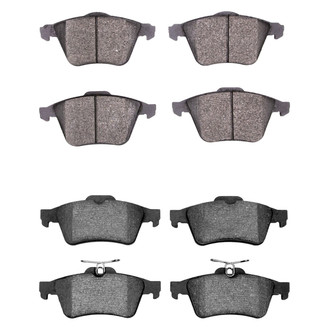 R1 Concepts® - Performance Sport Low Metallic Front and Rear Brake Pad Set