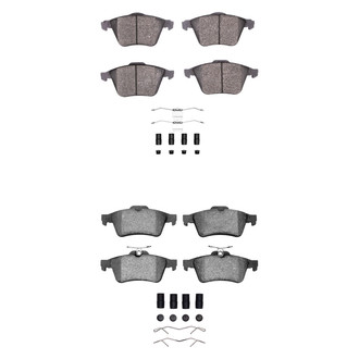 R1 Concepts® - Performance Sport Low Metallic Front and Rear Brake Pad Set