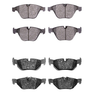R1 Concepts® - Performance Sport Low Metallic Front and Rear Brake Pad Set