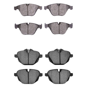 R1 Concepts® - Performance Sport Low Metallic Front and Rear Brake Pad Set