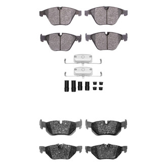 R1 Concepts® - Performance Sport Low Metallic Front and Rear Brake Pad Set