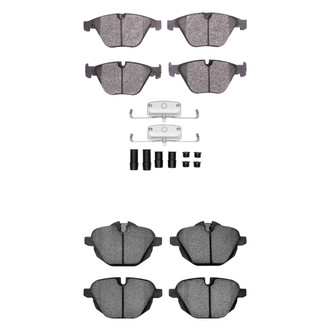 R1 Concepts® - Performance Sport Low Metallic Front and Rear Brake Pad Set
