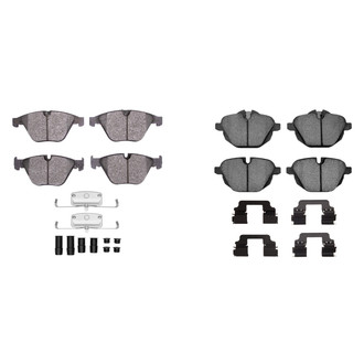 R1 Concepts® - Performance Sport Low Metallic Front and Rear Brake Pad Set