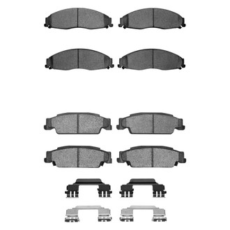 R1 Concepts® - Performance Sport Low Metallic Front and Rear Brake Pad Set