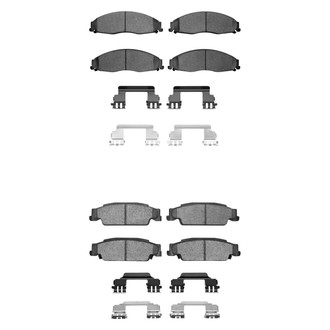 R1 Concepts® - Performance Sport Low Metallic Front and Rear Brake Pad Set