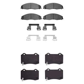 R1 Concepts® - Performance Sport Low Metallic Front and Rear Brake Pad Set