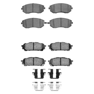 R1 Concepts® - Performance Sport Low Metallic Front and Rear Brake Pad Set