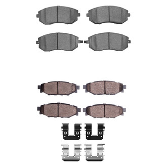 R1 Concepts® - Performance Sport Low Metallic Front and Rear Brake Pad Set