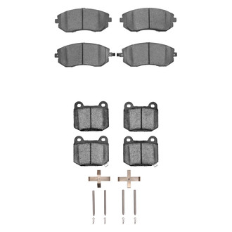 R1 Concepts® - Performance Sport Low Metallic Front and Rear Brake Pad Set