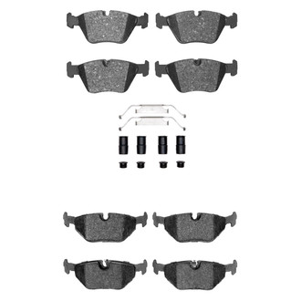R1 Concepts® - Performance Sport Low Metallic Front and Rear Brake Pad Set