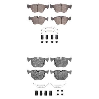 R1 Concepts® - Performance Sport Low Metallic Front and Rear Brake Pad Set