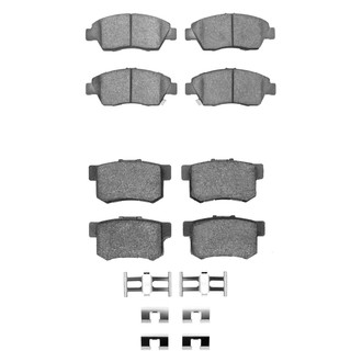 R1 Concepts® - Performance Sport Low Metallic Front and Rear Brake Pad Set