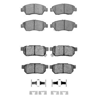 R1 Concepts® - Performance Sport Low Metallic Front and Rear Brake Pad Set