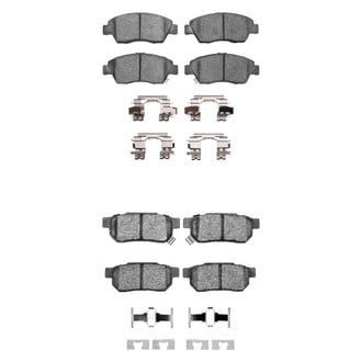 R1 Concepts® - Performance Sport Low Metallic Front and Rear Brake Pad Set