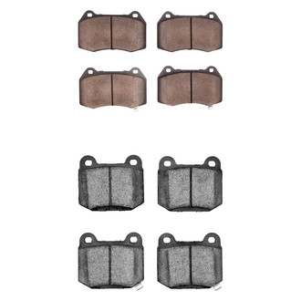 R1 Concepts® - Performance Sport Low Metallic Front and Rear Brake Pad Set
