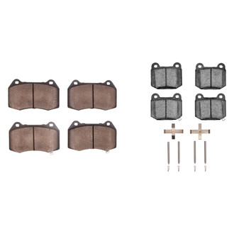 R1 Concepts® - Performance Sport Low Metallic Front and Rear Brake Pad Set