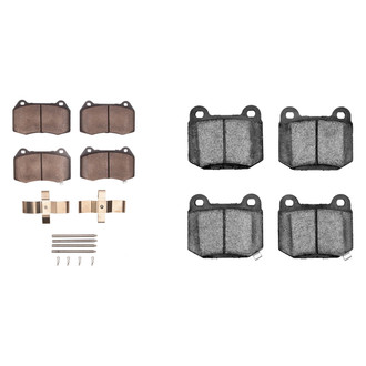 R1 Concepts® - Performance Sport Low Metallic Front and Rear Brake Pad Set