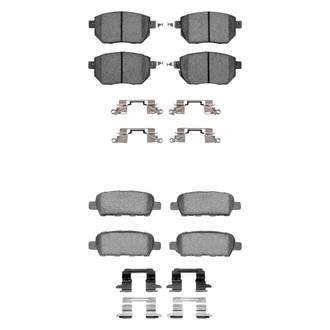 R1 Concepts® - Performance Sport Low Metallic Front and Rear Brake Pad Set