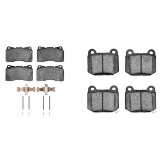 R1 Concepts® - Performance Sport Low Metallic Front and Rear Brake Pad Set