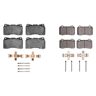 R1 Concepts® - Performance Sport Low Metallic Front and Rear Brake Pad Set