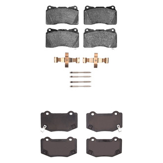R1 Concepts® - Performance Sport Low Metallic Front and Rear Brake Pad Set
