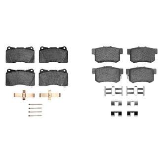 R1 Concepts® - Performance Sport Low Metallic Front and Rear Brake Pad Set