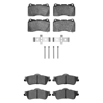R1 Concepts® - Performance Sport Low Metallic Front and Rear Brake Pad Set