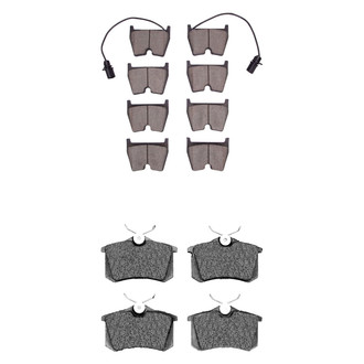 R1 Concepts® - Performance Sport Low Metallic Front and Rear Brake Pad Set