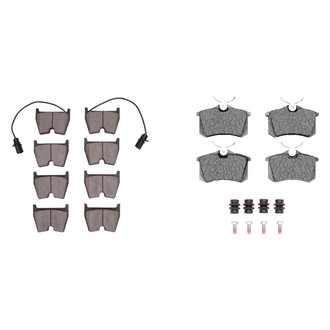R1 Concepts® - Performance Sport Low Metallic Front and Rear Brake Pad Set