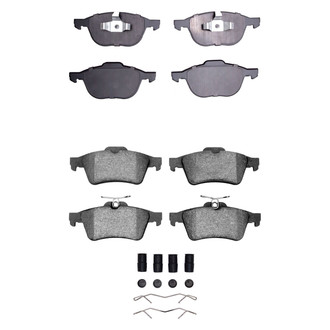 R1 Concepts® - Performance Sport Low Metallic Front and Rear Brake Pad Set