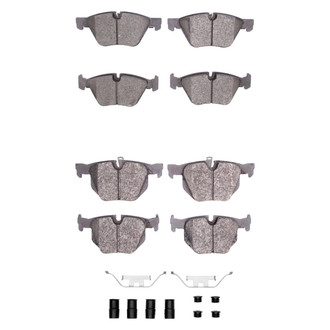 R1 Concepts® - Performance Sport Low Metallic Front and Rear Brake Pad Set