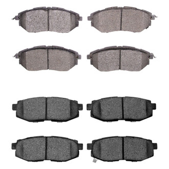 R1 Concepts® - Performance Sport Low Metallic Front and Rear Brake Pad Set