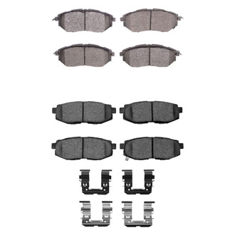 R1 Concepts® - Performance Sport Low Metallic Front and Rear Brake Pad Set