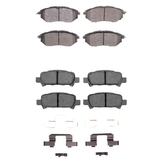 R1 Concepts® - Performance Sport Low Metallic Front and Rear Brake Pad Set