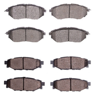 R1 Concepts® - Performance Sport Low Metallic Front and Rear Brake Pad Set