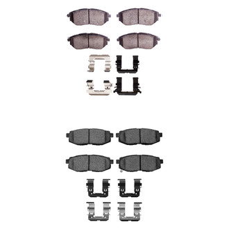 R1 Concepts® - Performance Sport Low Metallic Front and Rear Brake Pad Set