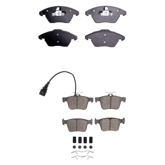 R1 Concepts® - Performance Sport Low Metallic Front and Rear Brake Pad Set