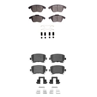 R1 Concepts® - Performance Sport Low Metallic Front and Rear Brake Pad Set