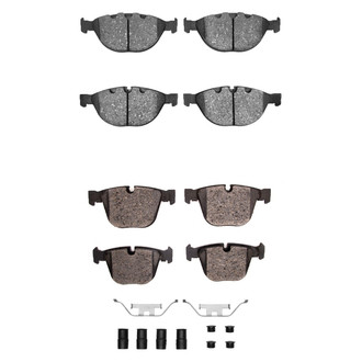 R1 Concepts® - Performance Sport Low Metallic Front and Rear Brake Pad Set
