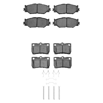 R1 Concepts® - Performance Sport Low Metallic Front and Rear Brake Pad Set