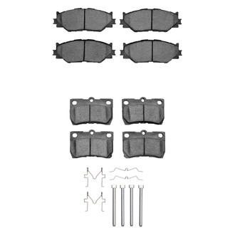 R1 Concepts® - Performance Sport Low Metallic Front and Rear Brake Pad Set