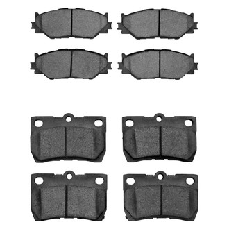R1 Concepts® - Performance Sport Low Metallic Front and Rear Brake Pad Set