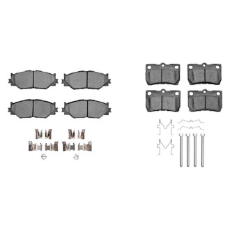 R1 Concepts® - Performance Sport Low Metallic Front and Rear Brake Pad Set