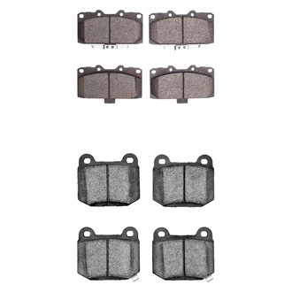 R1 Concepts® - Performance Sport Low Metallic Front and Rear Brake Pad Set