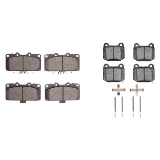 R1 Concepts® - Performance Sport Low Metallic Front and Rear Brake Pad Set