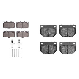 R1 Concepts® - Performance Sport Low Metallic Front and Rear Brake Pad Set
