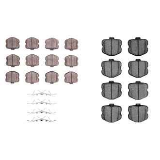 R1 Concepts® - Performance Sport Low Metallic Front and Rear Brake Pad Set